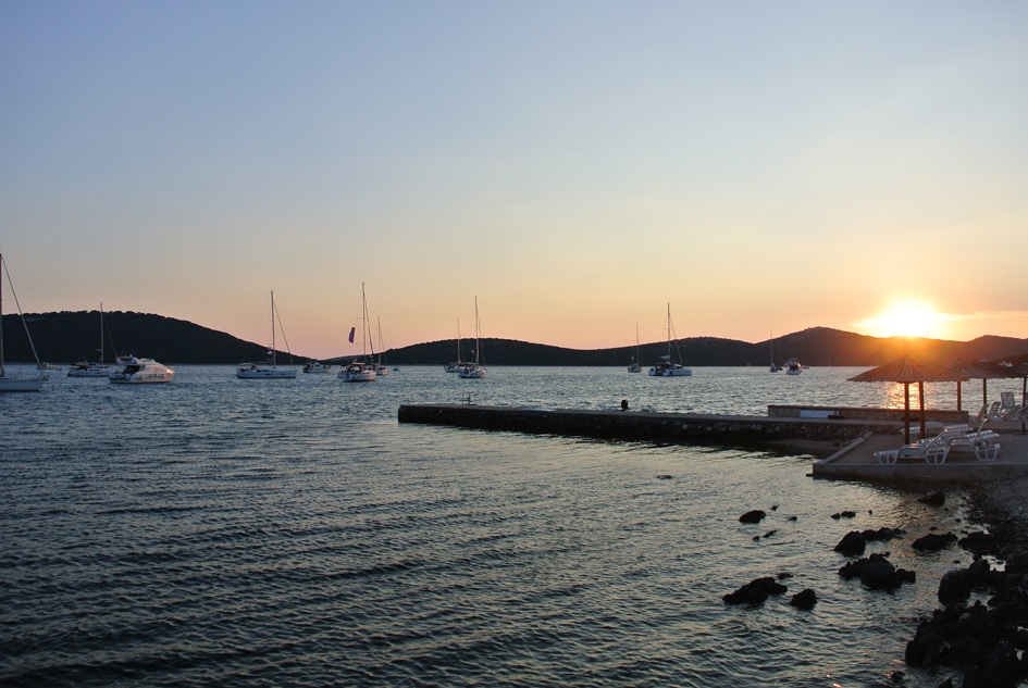 Molat-vor-Anker Molat vor Anker
