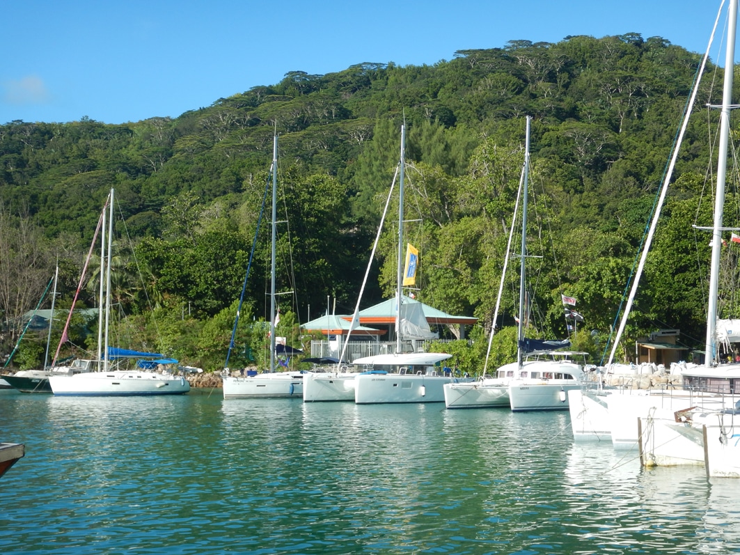 Seychellen-LaDigue-Hafen